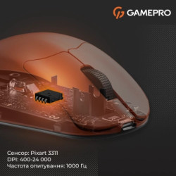Мишка GamePro Genesis Avenger Wireless/Bluetooth/USB Orange (GM096O)