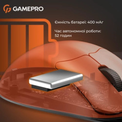 Мишка GamePro Genesis Avenger Wireless/Bluetooth/USB Orange (GM096O)
