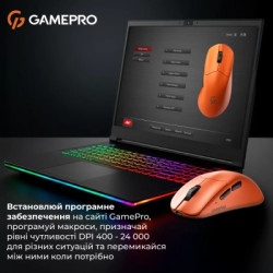 Мишка GamePro Genesis Avenger Wireless/Bluetooth/USB Orange (GM096O)