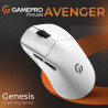 Мишка GamePro Genesis Avenger Wireless/Bluetooth/USB White (GM096W)