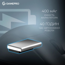 Мишка GamePro Asgard Surt Wireless/Bluetooth/USB Black (GM017B)