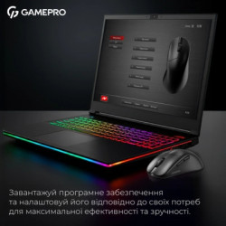 Мишка GamePro Asgard Surt Wireless/Bluetooth/USB Black (GM017B)
