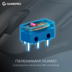 Мишка GamePro Asgard Surt Wireless/Bluetooth/USB Black (GM017B)