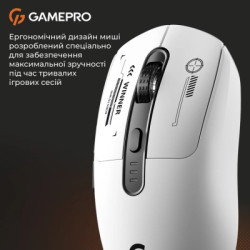 Мишка GamePro Genesis Winner Wireless/Bluetooth/USB White (GM079W)