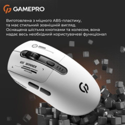 Мишка GamePro Genesis Winner Wireless/Bluetooth/USB White (GM079W)