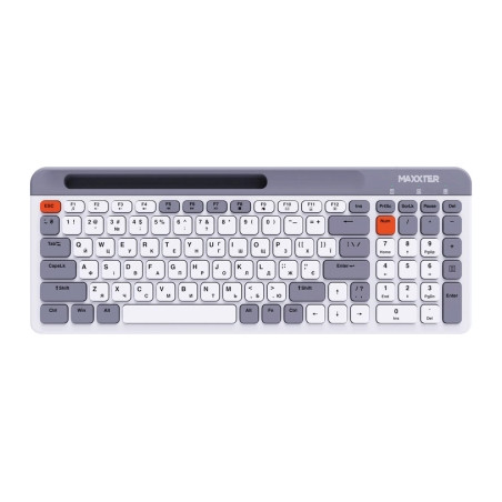 Клавіатура Maxxter KBW-02G-UA Wireless Grey (KBW-02G-UA)