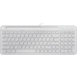 Клавіатура Maxxter KB-01W-UA USB White (KB-01W-UA)