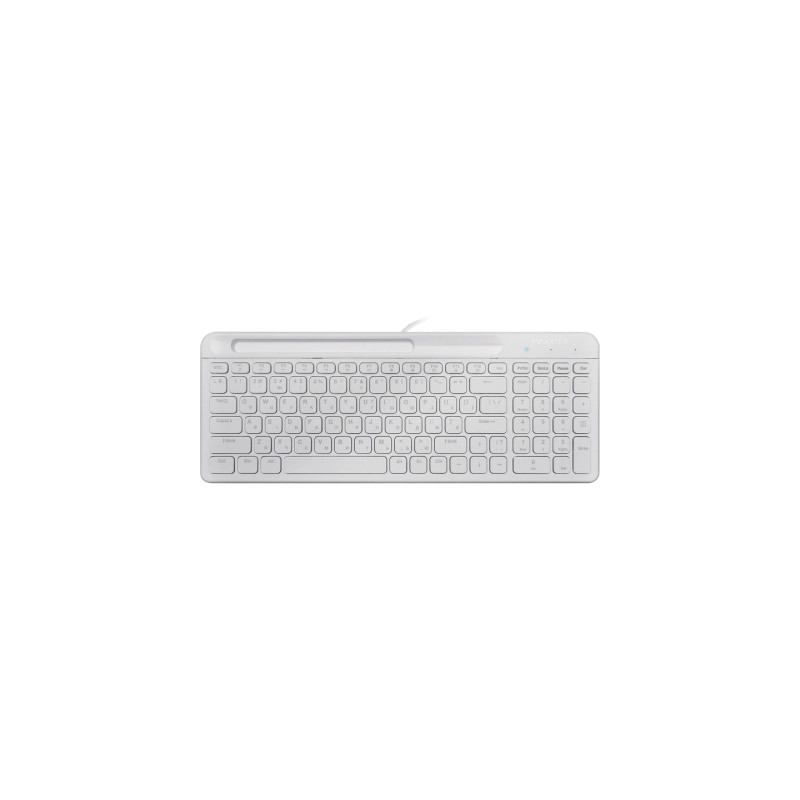 Клавіатура Maxxter KB-01W-UA USB White (KB-01W-UA)