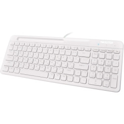 Клавіатура Maxxter KB-01W-UA USB White (KB-01W-UA)