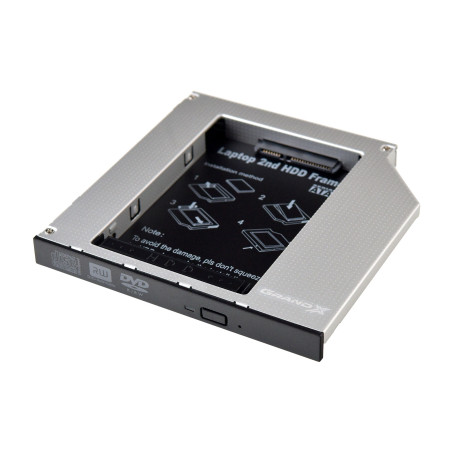 Фрейм-перехідник Grand-X HDD 2.5'' to notebook 12.7 mm ODD SATA/mSATA HDC-25 (HDC-25)