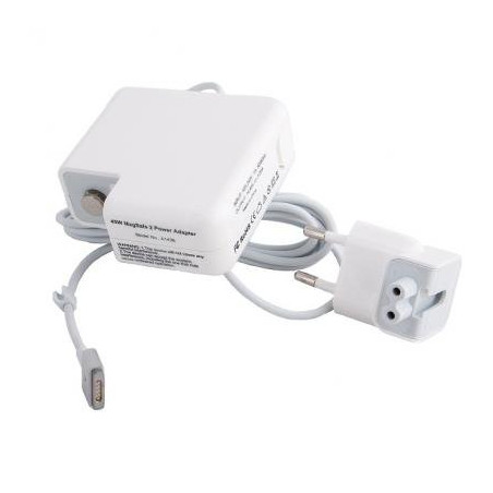 Блок живлення до ноутбуку PowerPlant APPLE 220V, 85W, 20V, 4.6AA (MagSafe 2) (AP85HMAG2)