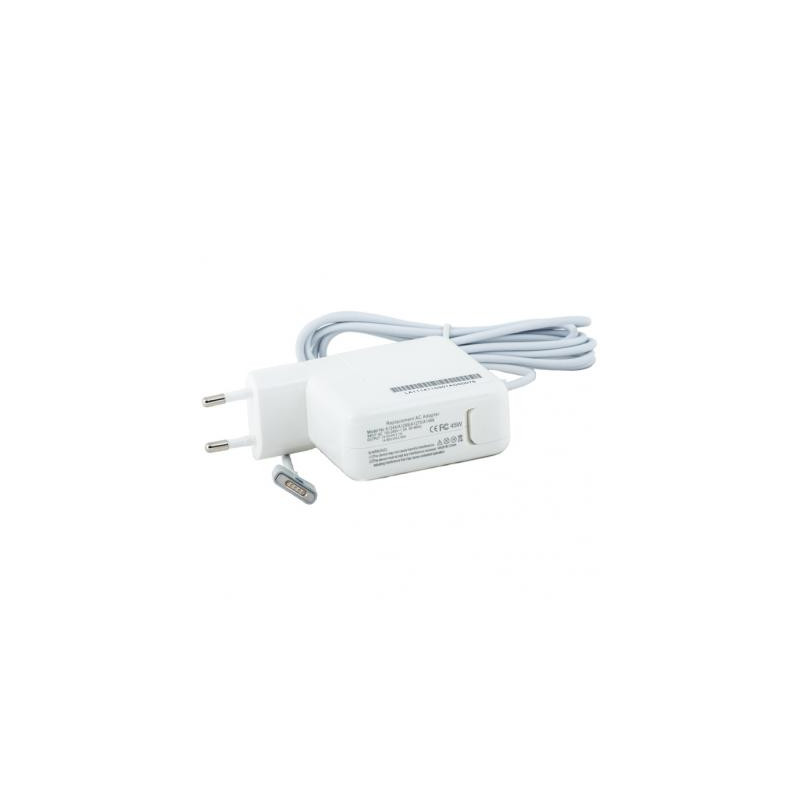 Блок живлення до ноутбуку PowerPlant APPLE 220V, 45W: 14.85V 3.05A (MagSafe 2) (AP45KMAG2)