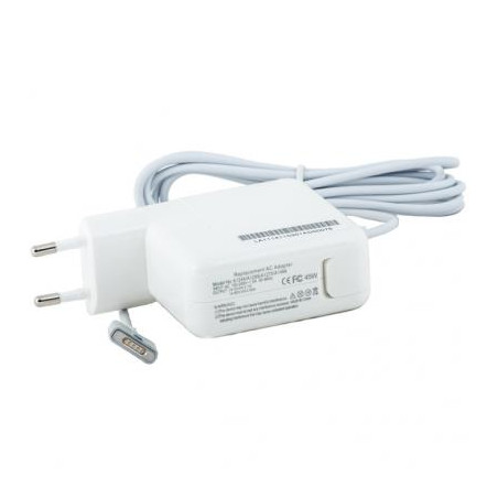 Блок живлення до ноутбуку PowerPlant APPLE 220V, 45W: 14.85V 3.05A (MagSafe 2) (AP45KMAG2)