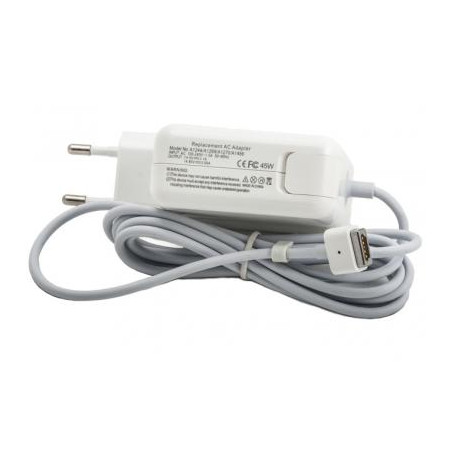 Блок живлення до ноутбуку PowerPlant APPLE 220V, 14.5V 45W 3.1A (Magnet tip) (AP45PMAG)
