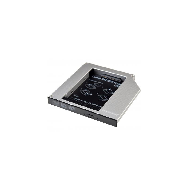 Фрейм-перехідник Grand-X HDD 2.5'' to notebook 12.7 mm ODD SATA/mSATA (HDC-25N)