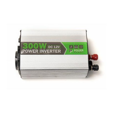 Автомобільний інвертор 12V/220V 300W, USB 5V 1A, HYM300-122 PowerPlant (KD00MS0001)