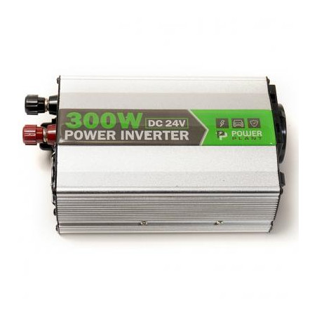 Автомобільний інвертор 24V/220V 300W, USB 5V 1A, HYM300-242 PowerPlant (KD00MS0002)