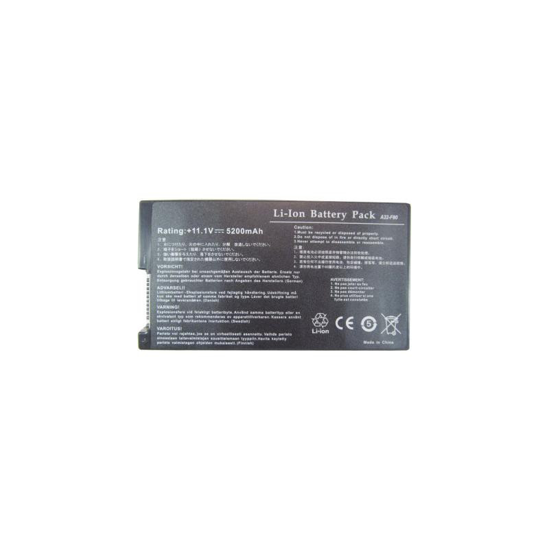 Акумулятор до ноутбука AlSoft Asus A32-F80 5200mAh 6cell 11.1V Li-ion (A41439)