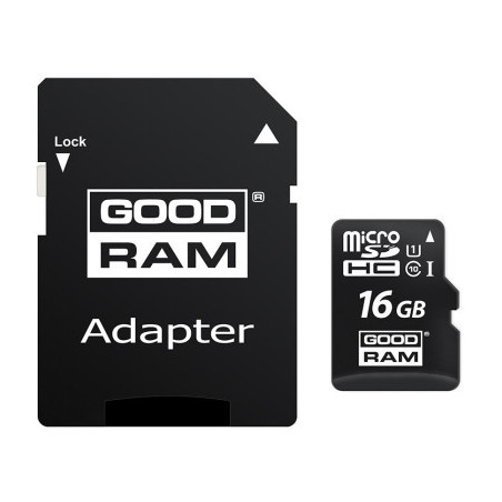Карта пам'яті Goodram 16GB microSDHC Class 10 (M1AA-0160R12)