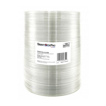 Диск DVD SmartDisk PRO DVD+R 8.5GB 8X White InkJet Printable WRAP(21-118 мм) 1 (69834)