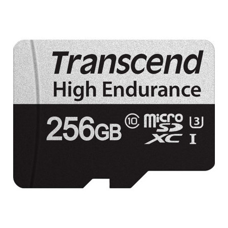 Карта пам'яті Transcend 256GB microSDXC class 10 UHS-I U3 High Endurance (TS256GUSD350V)