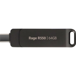 USB флеш накопичувач Patriot 64GB Rage R550 Matte Black USB/Type-C 3.2 (PE64GR550DSAD)