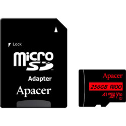 Карта пам'яті Apacer 256GB microSDXC class 10 UHS-I V10 A1 (AP256GMCSX10UB-R)