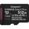Карта пам'яті Kingston 512GB microSDXC class 10 UHS-I U3 V30 A1 Canvas Select Plus (SDCS3/512GBSP)