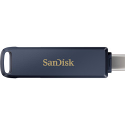 USB флеш накопичувач SanDisk 128GB Phone Drive for iPhone Metallic Sky Lightning/Type-C U (SDIXD0N-128G-GN6NE)