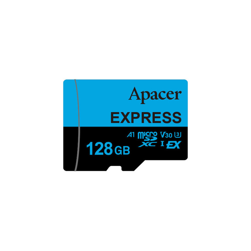 Карта пам'яті Apacer 128GB microSDXC class 10 UHS-I U3 V30 A1 Express (AP128GMCEXG3X17-RA)