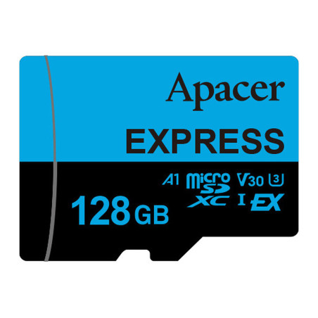 Карта пам'яті Apacer 128GB microSDXC class 10 UHS-I U3 V30 A1 Express (AP128GMCEXG3X17-RA)