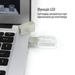 USB флеш накопичувач ColorWay 64GB ColorWay Crystal USB 3.0 (CW-USBCL64)