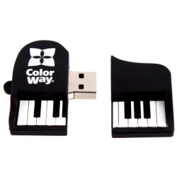 USB флеш накопичувач ColorWay Piano 64 GB 3.0 Black (CW-USBPO64)