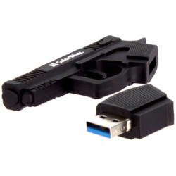 USB флеш накопичувач ColorWay Pistol 32 GB 3.0 Black (CW-USBPL32)