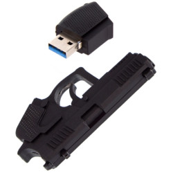 USB флеш накопичувач ColorWay Pistol 32 GB 3.0 Black (CW-USBPL32)