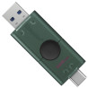 USB флеш накопичувач Kingston 128GB DataTraveler Duo USB 3.2 / Type-C Black/Green (DTDEG2/128GB)