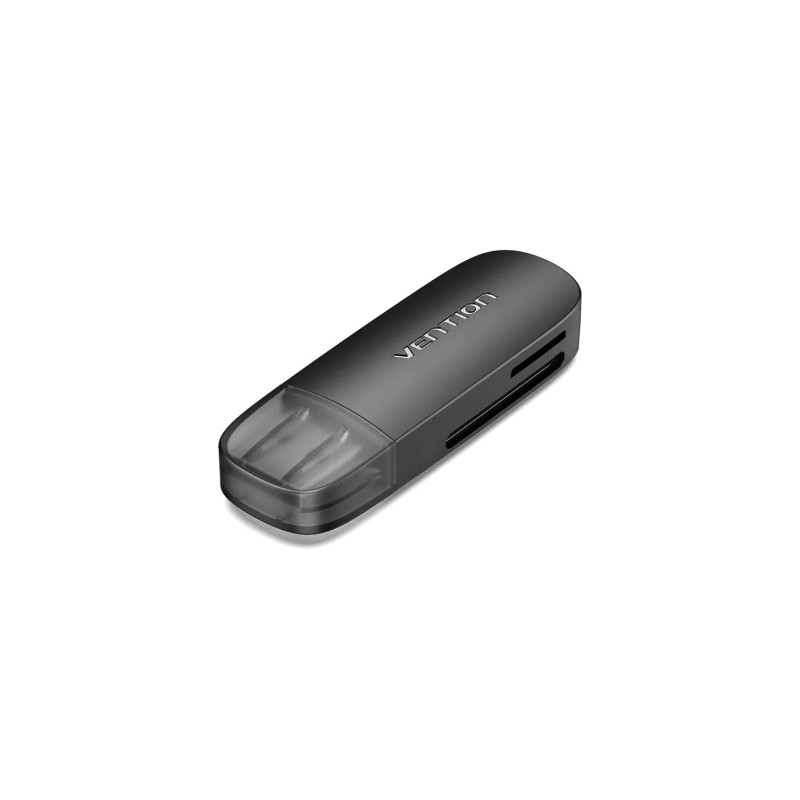 Зчитувач флеш-карт Vention USB 3.0 to SD+TF Black Dual Drive Letter (CLGB0)