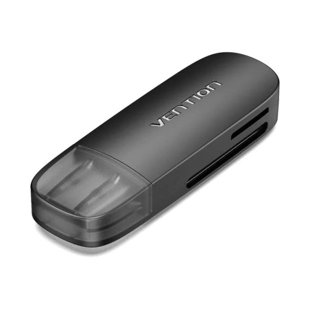 Зчитувач флеш-карт Vention USB 3.0 to SD+TF Black Dual Drive Letter (CLGB0)