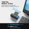 Зчитувач флеш-карт Vention USB 3.0 to SD+TF Black Dual Drive Letter (CLGB0)