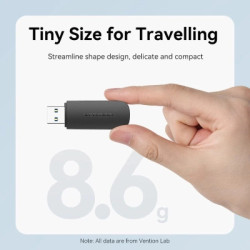 Зчитувач флеш-карт Vention USB 3.0 to SD+TF Black Dual Drive Letter (CLGB0)