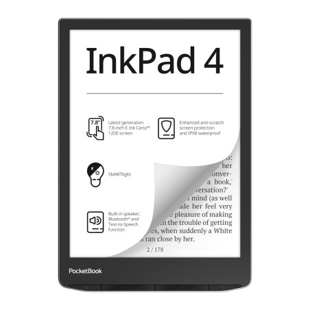 Електронна книга Pocketbook 743G InkPad 4, Stardust Silver (PB743G-U-WW)