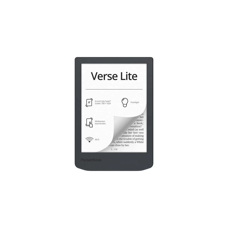 Електронна книга Pocketbook 619 Verse Lite, Midnight Grey (PB619-T-CIS)
