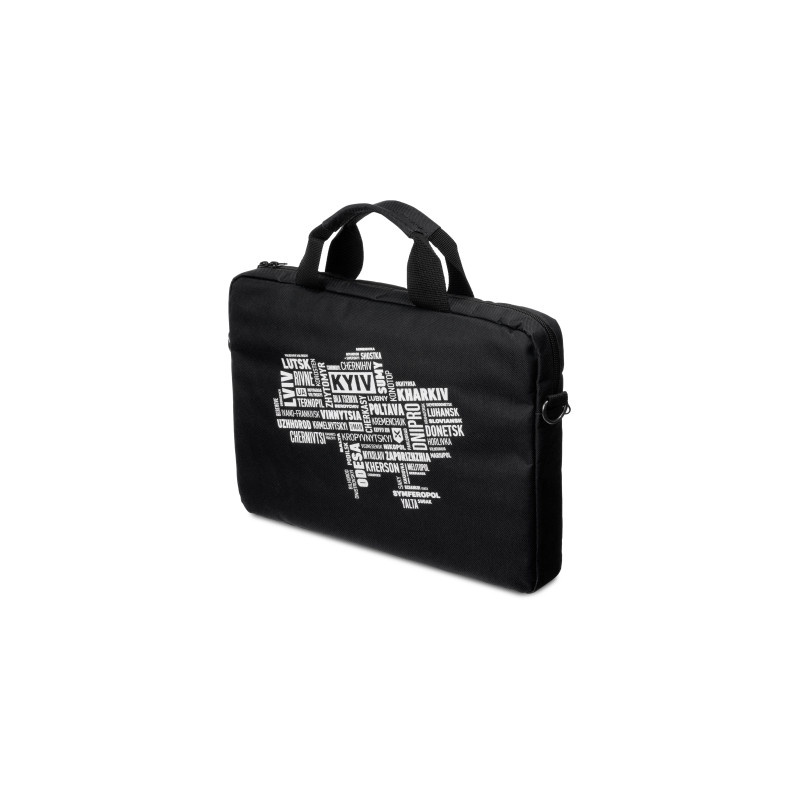 Сумка для ноутбука Vinga 15.6" NB1502 Black, white print (NB1502UWBK)