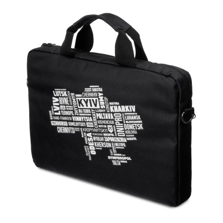 Сумка для ноутбука Vinga 15.6" NB1502 Black, white print (NB1502UWBK)