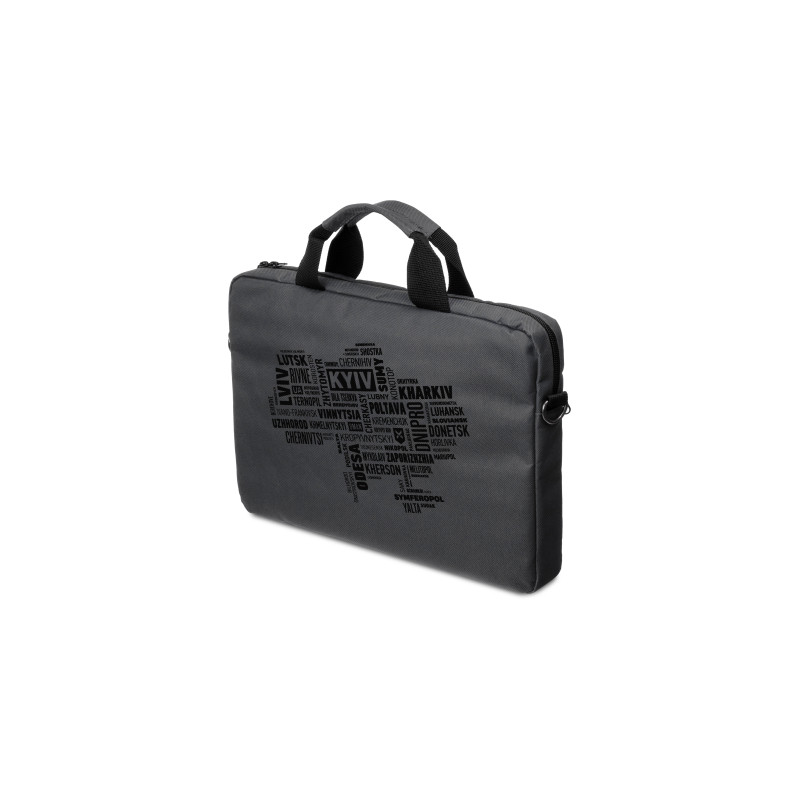 Сумка для ноутбука Vinga 15.6" NB1502 Gray, black print (NB1502UBGY)