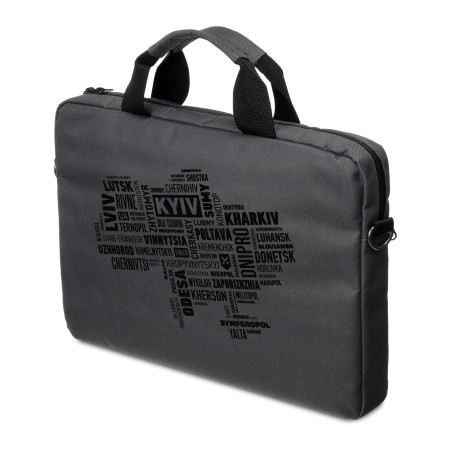 Сумка для ноутбука Vinga 15.6" NB1502 Gray, black print (NB1502UBGY)