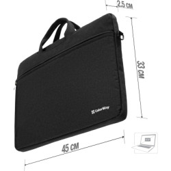 Сумка для ноутбука ColorWay 17.3" Casual Black (CW-LBC173-BK)