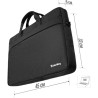 Сумка для ноутбука ColorWay 17.3" Modern Black (CW-LBM173-BK)