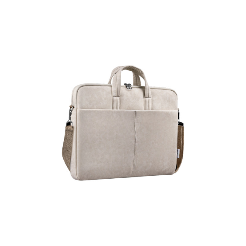 Сумка для ноутбука Defender 15.6" Solid PU beige (26126)