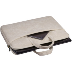 Сумка для ноутбука Defender 15.6" Solid PU beige (26126)
